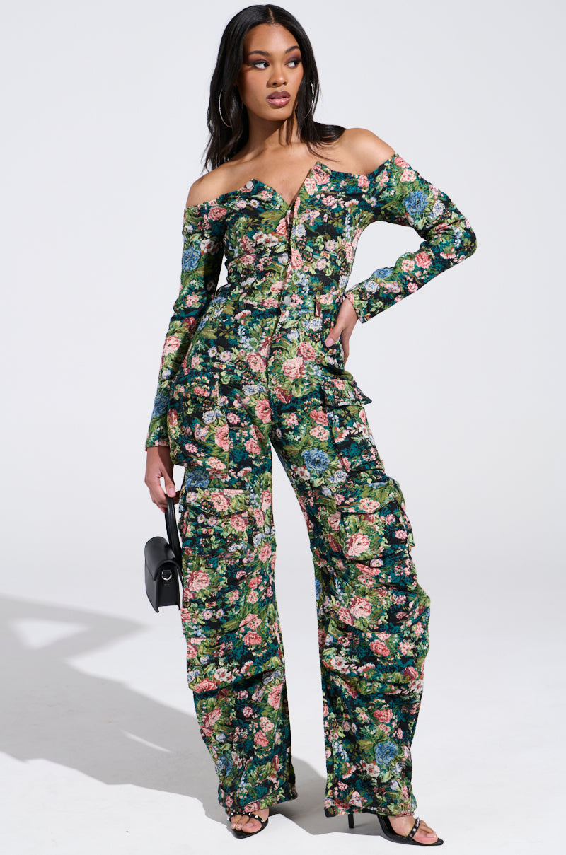 COOLEST IN THE ROOM TAPESTRY JUMPSUIT
