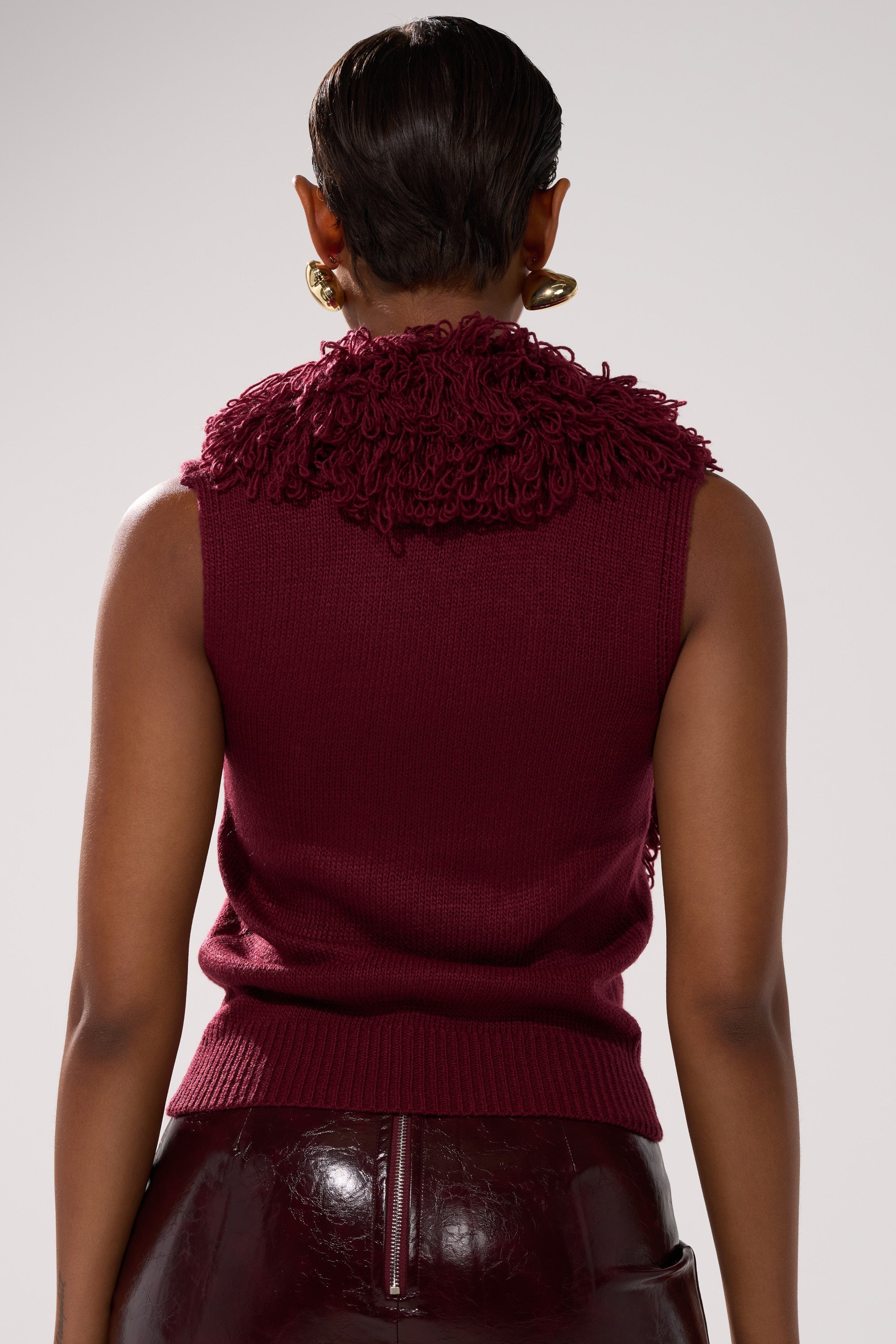 CARLY FRINGE OPEN FRONT SWEATER